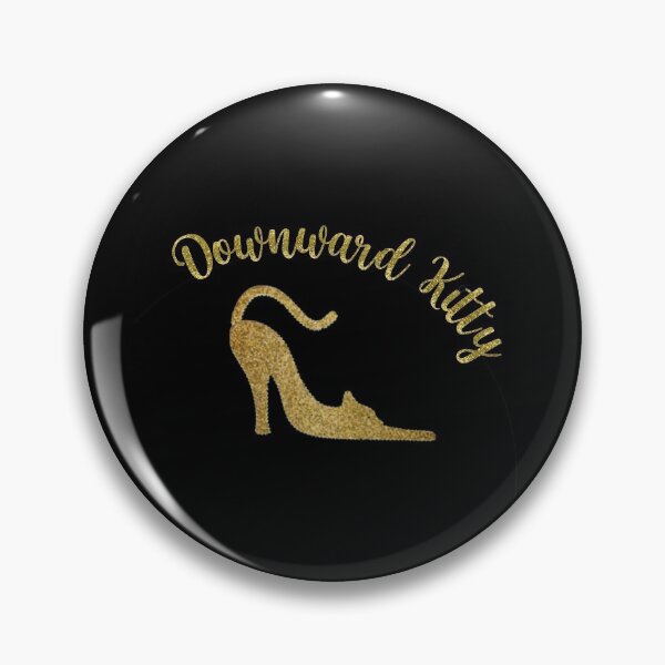 Item preview, Golden Downward Kitty | Cat Yoga designed and sold by SerendipityNow.