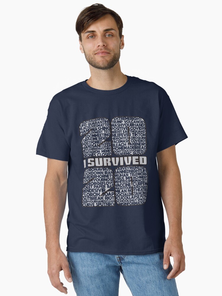 Imagen 1 de 7, Camiseta clásica con la obra I survived 2020, diseñada y vendida por achoprop.
