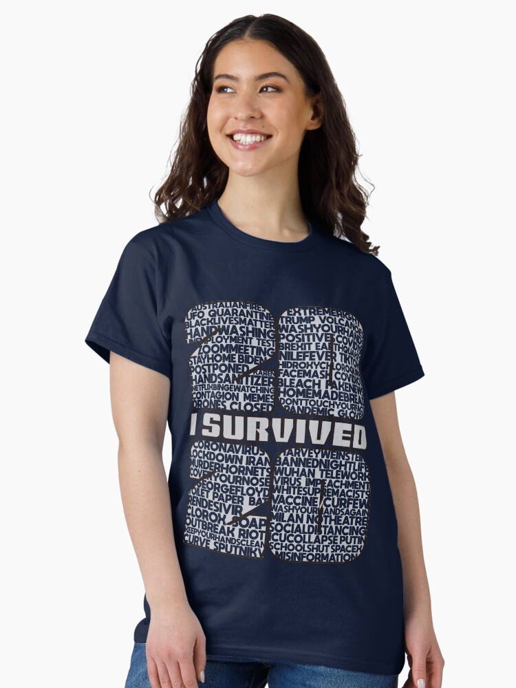 Imagen 2 de 7, Camiseta clásica con la obra I survived 2020, diseñada y vendida por achoprop.