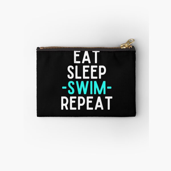Item preview, eat sleep swim repeat funny wimmer designed and sold by OneTimeEngineer.