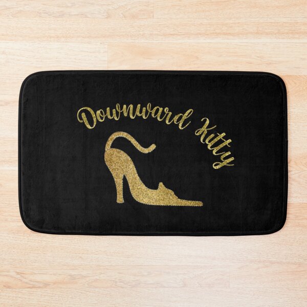 Item preview, Golden Downward Kitty | Cat Yoga designed and sold by SerendipityNow.