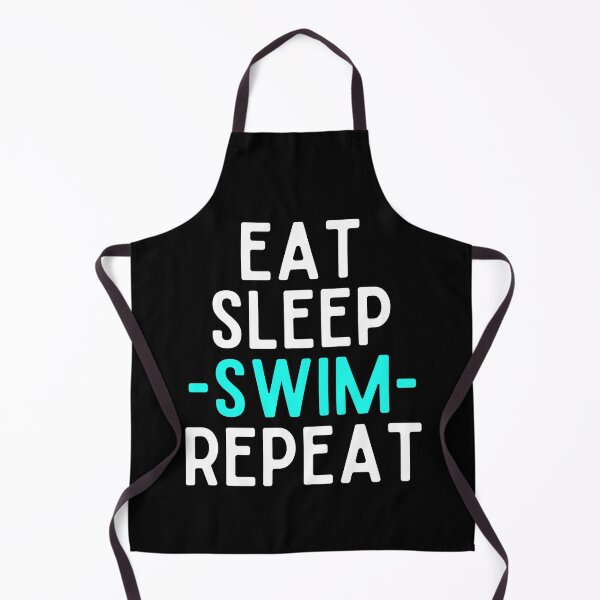 Item preview, eat sleep swim repeat funny wimmer designed and sold by OneTimeEngineer.