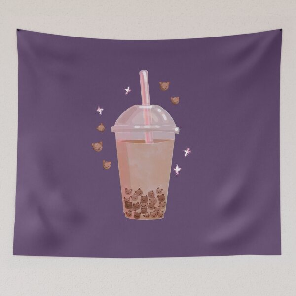 Item preview, Boba Tea Cats designed and sold by rachelleybell.