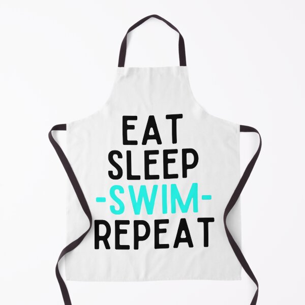 Item preview, eat sleep swim repeat funny wimmer designed and sold by OneTimeEngineer.