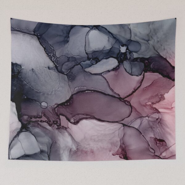 Item preview, Payne's Grey Mauve Pink Abstract art designed and sold by AnaheimCreative.