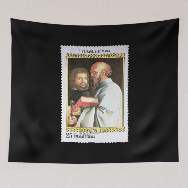 Item preview, St. Paul and St. Mark Vintage Stamp designed and sold by StampCollection.