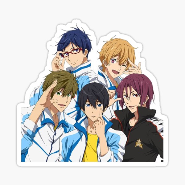 Sticker Free! Haruka Makoto Ikuya Nao High Speed Namja Town Limited 