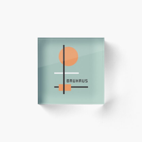 Bauhaus #27 Acrylic Block
