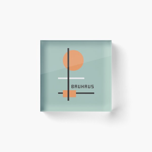 Bauhaus #27 Acrylic Block