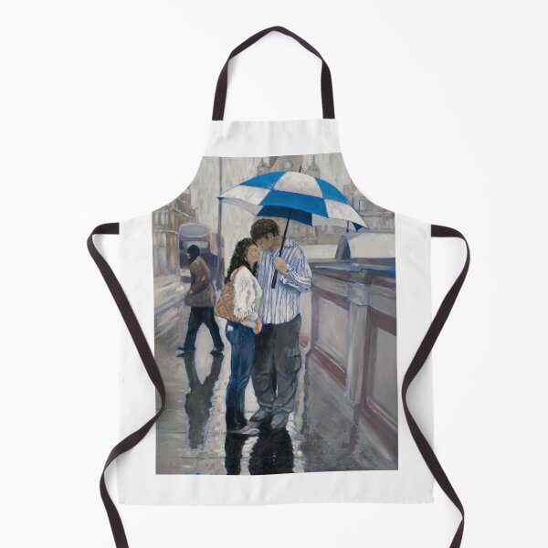 Item preview, Couple in the Rain on Edinburgh Bridges by Tracey Pacitti https://edinburghartist.gallery designed and sold by Tracey Pacitti.