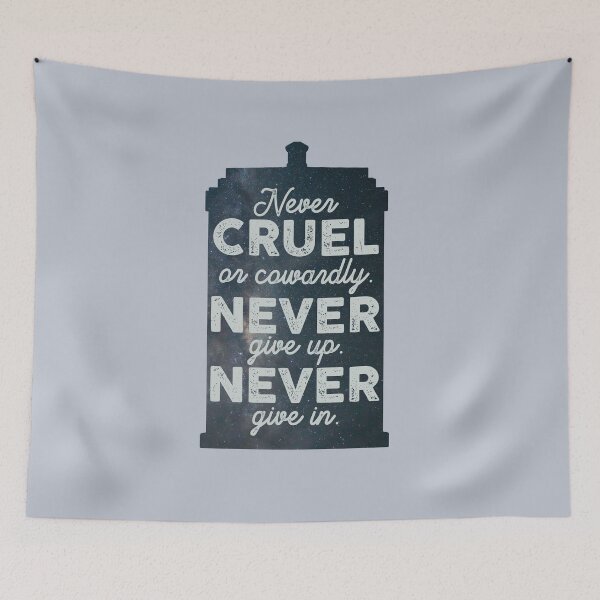 Item preview, Never Cruel or Cowardly - Never Give Up. Never Give In. designed and sold by ToruandMidori.