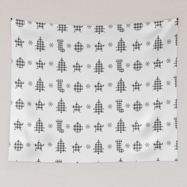 Item preview, Christmas in Buffalo Black and White  designed and sold by ArtsyEmma2.