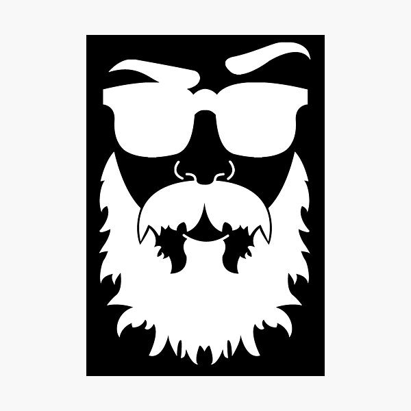 Item preview, Kool Beard White designed and sold by Artsomesauce.