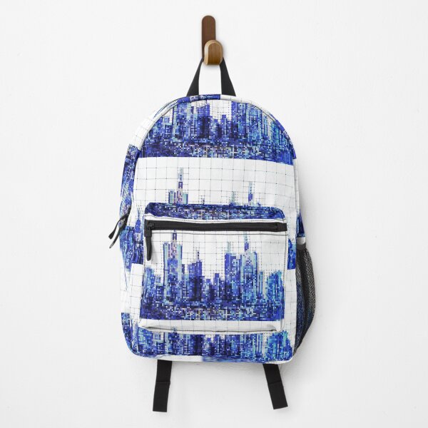 Item preview, City of Blue Skyscrapers designed and sold by MUZA9.