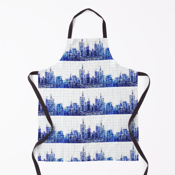 Item preview, City of Blue Skyscrapers designed and sold by MUZA9.