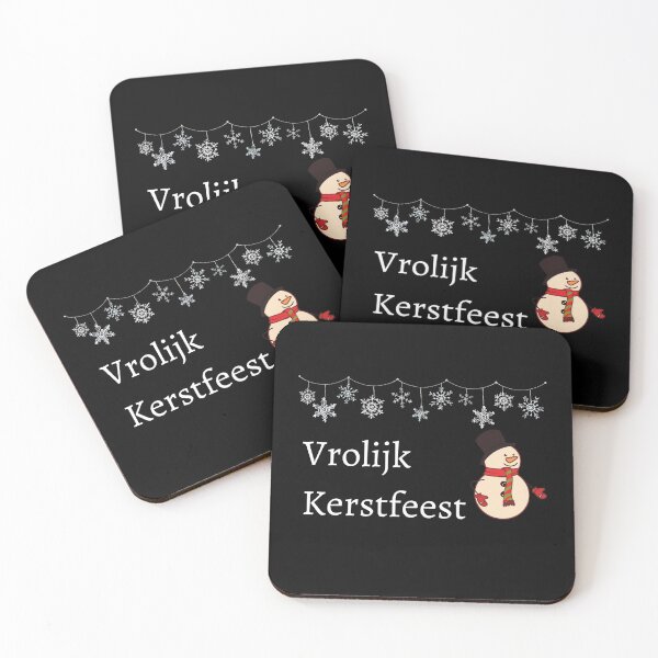 Item preview, Merry Christmas in Dutch Netherlands Vrolijk Kerstfeest designed and sold by mikoala50.