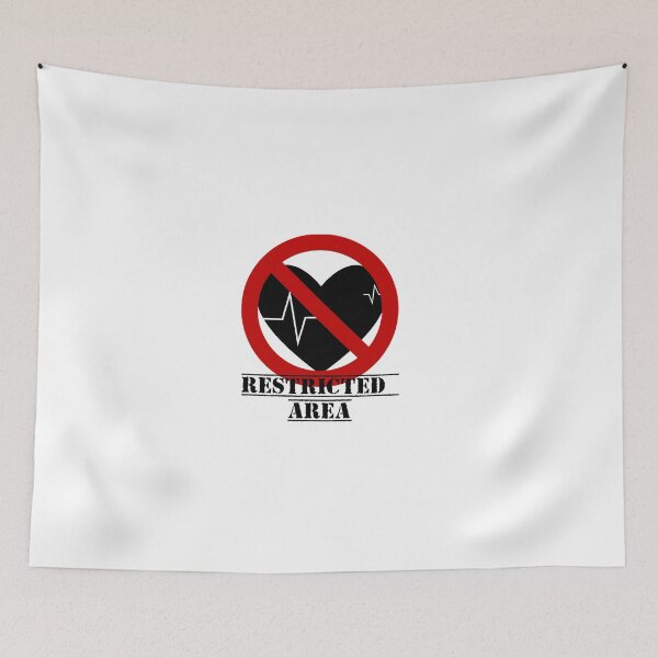 Item preview, Restricted Area in my hearth designed and sold by Cascio311.