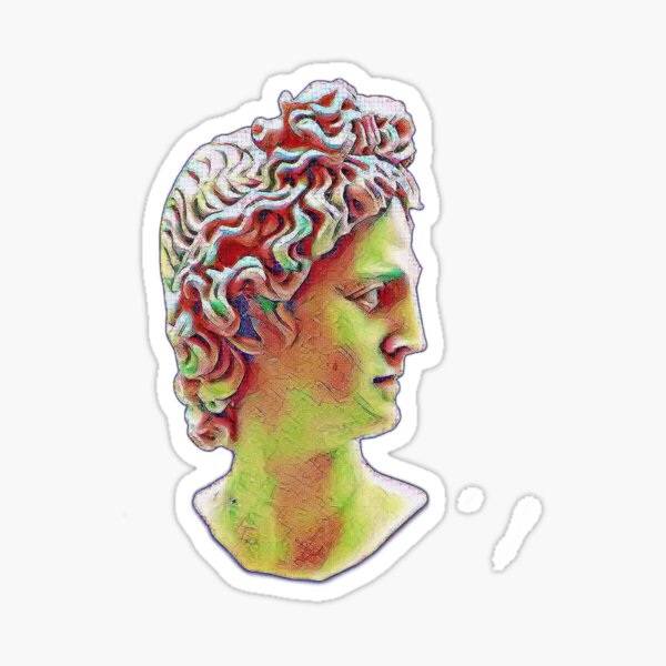 Item preview, Vaporwave Greek god designed and sold by marjard.