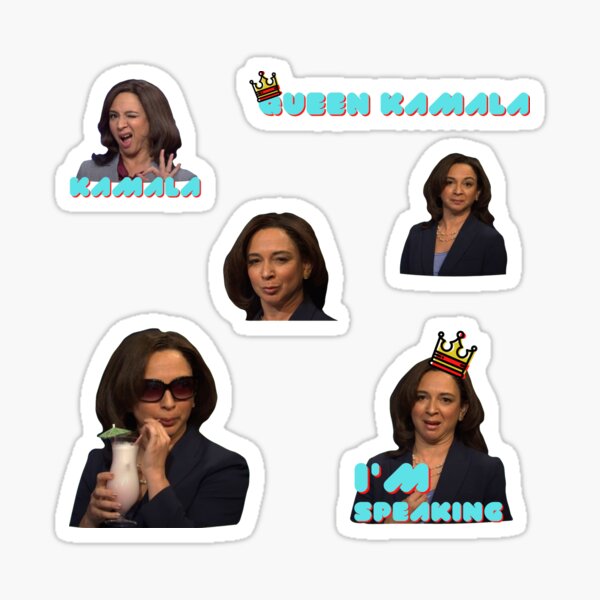 Maya Rudolph as Kamala Harris Pack Sticker