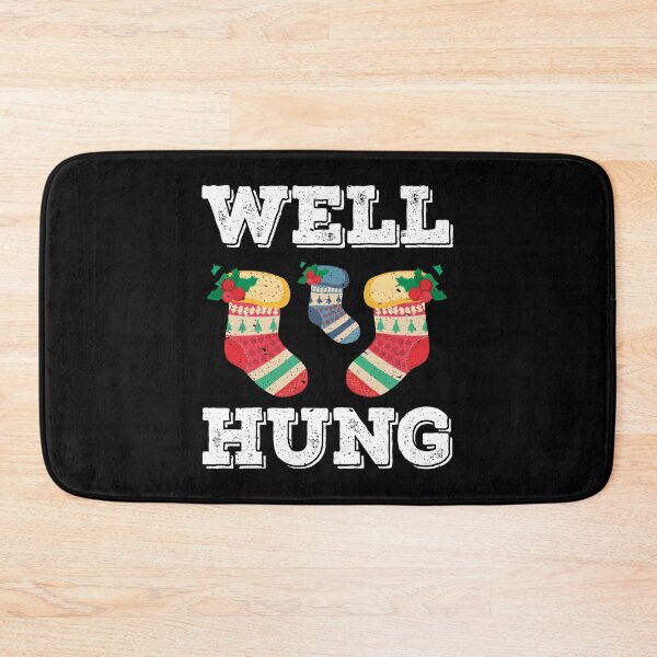 Item preview, Christmas Well Hung Xmas Sock Funny Holiday Gift designed and sold by haselshirt.