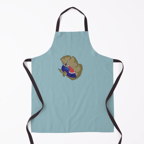 Item preview, Mustard Gas Halfmoon Betta Fish - Merry Fish-mas! - Christmas Santa Hat designed and sold by Faerin.paints.