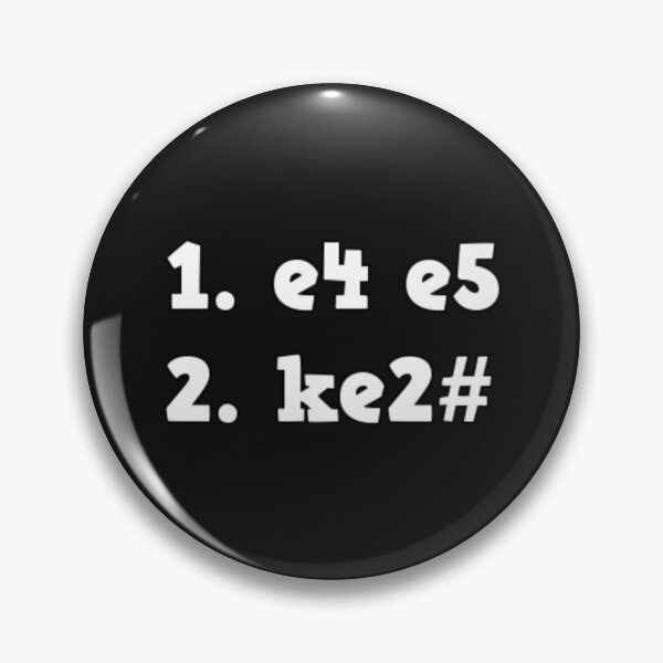 Item preview, Chess Funny Bongcloud Notation designed and sold by Artsy-Craft.