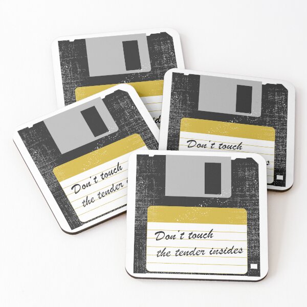 Item preview, Don't Touch The Diskette's Tender Insides  designed and sold by Nerdfudesigns.