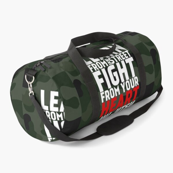 Item preview, LEARN from the street FIGHT from your HEART Jiu Jitsu MMA designed and sold by crouchingpixel.