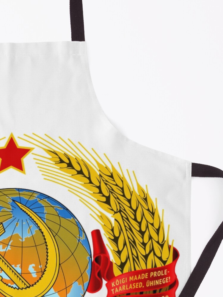 Alternate view of History of the Soviet Union (1927–1953) State Emblem of the Soviet Union Apron