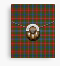 Clan Wilson Tartan And Sporran Canvas Print