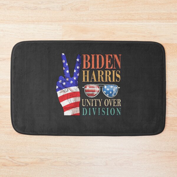 Item preview, President Joe Biden Kamala Harris 2020 Retro Vintage American Flag Aviator Unity Over Division designed and sold by TrustedNomads.
