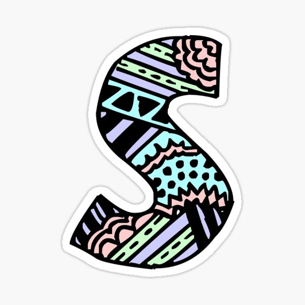 letter s Sticker