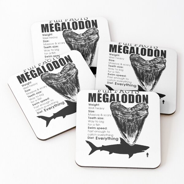 Item preview, Fun Facts Megalodon designed and sold by DiggerGifts4U.