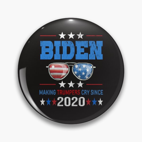 Aperçu de l'œuvre  Président Joe Biden Kamala Harris 2020 rétro Vintage drapeau américain aviateur lunettes de soleil Biden faisant pleurer les trompeurs depuis 2020 créée et vendue par TrustedNomads.