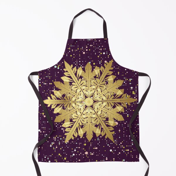 Item preview, Golden Snowflake designed and sold by NewWorldIsHere.