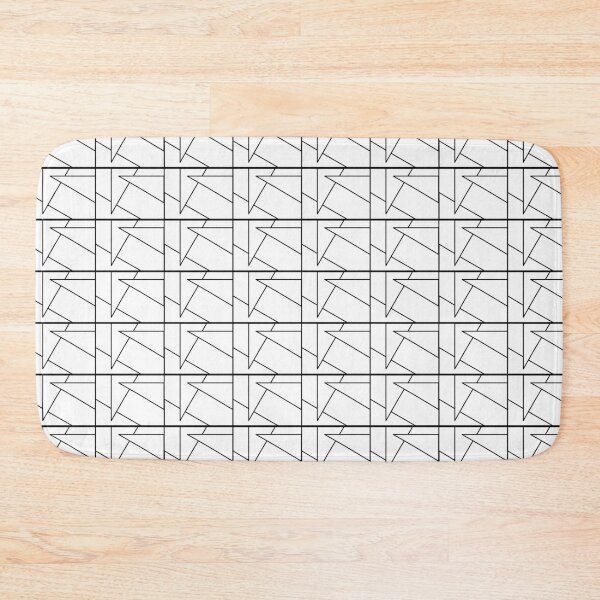 Item preview, Geometric Design Pattern modern style_single line black designed and sold by Brontorino.
