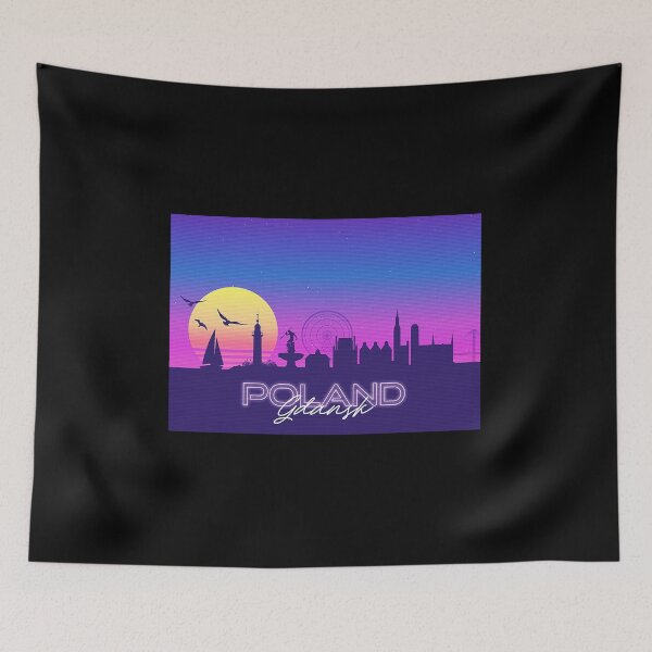 Item preview, Poland Vice Vibe 80s designed and sold by NeeZukoArt.