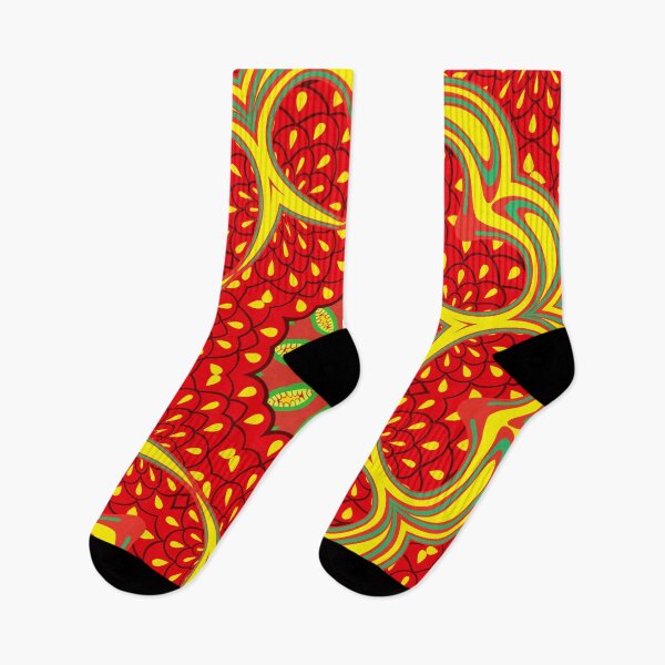 Item preview, Red and Yellow Floral pattern  designed and sold by zoey Shetty.