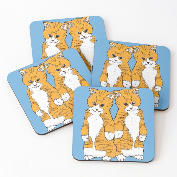 Item preview, Two Ginger Kittens Stood side by side  designed and sold by RTrivella.