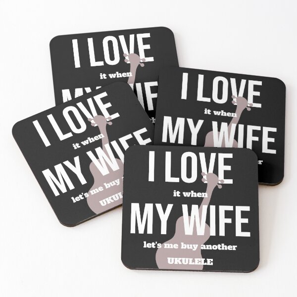 Item preview, I love it when | Funny ukulele, wife, relationship goals  designed and sold by DeliriousSteve.