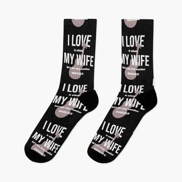Item preview, I love it when | Funny ukulele, wife, relationship goals  designed and sold by DeliriousSteve.