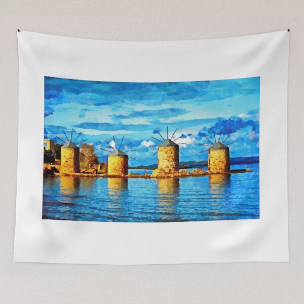 Item preview, The Windmills of Chios designed and sold by Yorgos Daskalakis.