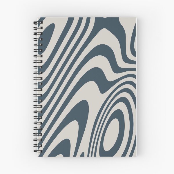Item preview, Blue Grey Zebra Grooves Abstract Pattern Art designed and sold by patternsoup.