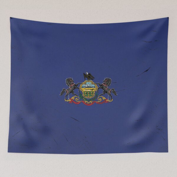 Item preview, Pennsylvania Flag Wall  designed and sold by TRowanDesign.