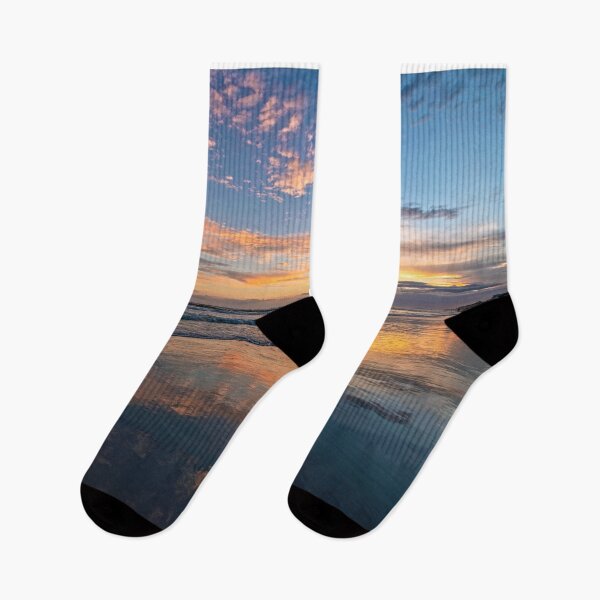 Item preview, Beautiful Florida Beach Sunset With Reflecting Sky In Water designed and sold by AlanPhotoArt.