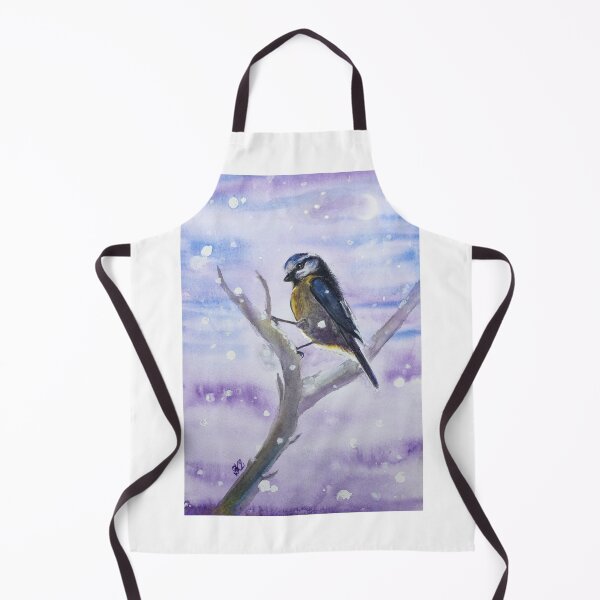 Item preview, Beyond Winter: Watercolour portrait of a blue tit designed and sold by Double Dutch Designs.