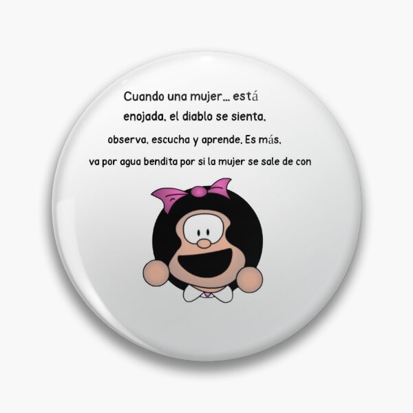 Item preview, Cuando una mujer... funny Mafalda designed and sold by Elena's Shop.