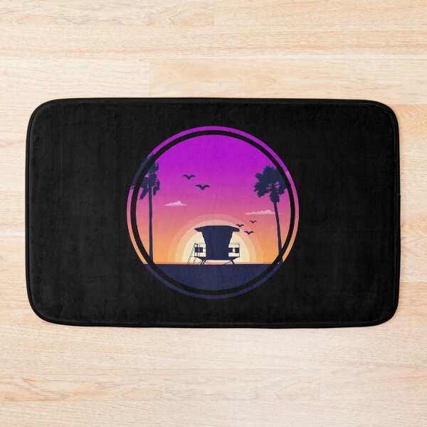 Item preview, Synthwave Lifeguard Tower designed and sold by christopper.