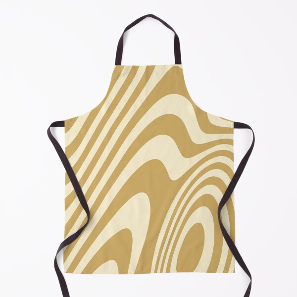 Item preview, Golden Warm Zebra Grooves Abstract Pattern Art designed and sold by patternsoup.