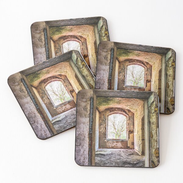 Item preview, Lost Places Berlin: Corridor with tree designed and sold by shackledlettuce.